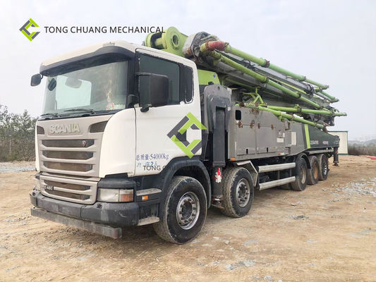 In de Boomvrachtwagen van Zoomlion van 2016 Gebruikte Concrete Remanufactured 63 Meters