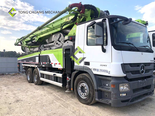In de Boomvrachtwagen van Zoomlion van 2019 Gebruikte Concrete Remanufactured 49 Geïnstalleerde Meters