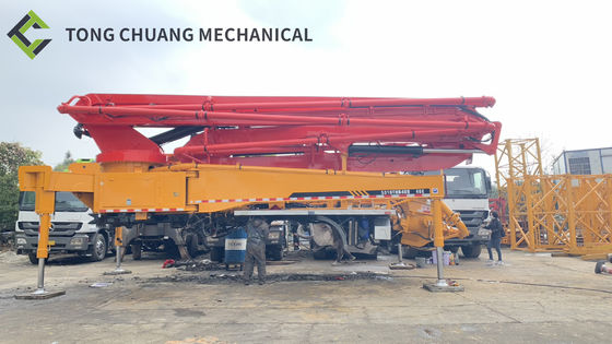 SANY 46m de Boom van de Concrete Pompvrachtwagen met Hydraulisch Pompend Systeem