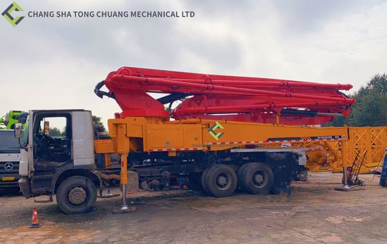 In van de Zware industrieremanufacture van Sany van 2012 van de de Tweede Hand Concrete Pomp de Vrachtwagen 46meters
