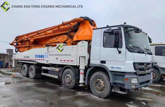 Van de de Tweede Hand Concrete Pomp van Zoomlionzware industrieën de Vrachtwagen Remanufactured 52m