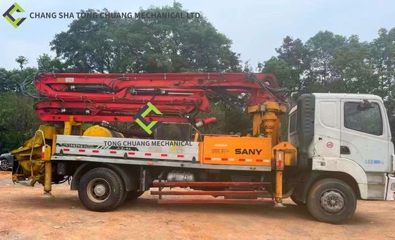 In van 2014 Gebruikte SY5190THB25 de Concrete Pompvrachtwagen van Sany Zware industrie