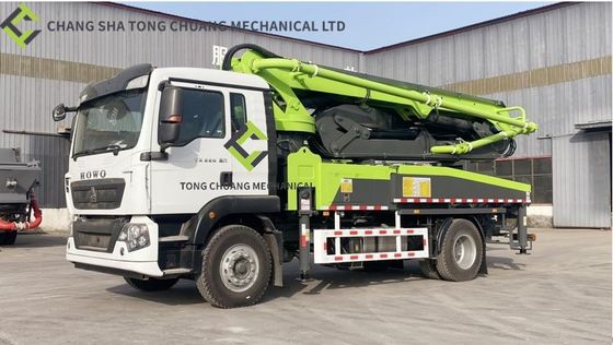 Weichai motor betonpompwagen 31 meter met 2 bruggen
