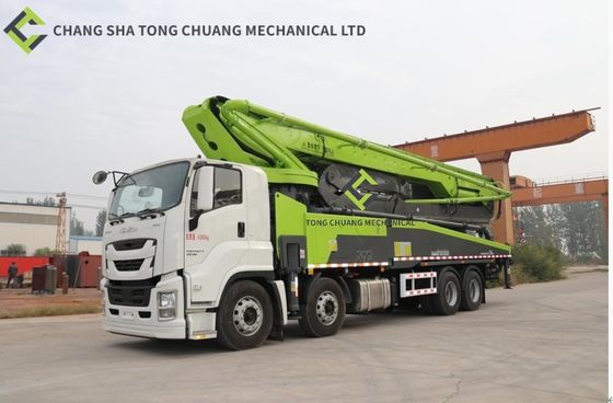 58 meter betonpompwagen 4 brug met Isuzu-motor