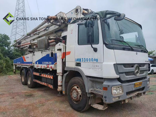 In 2011 Zoomlion Mercedes Benz Chassis 47 M Betonpomp Truck 5 cilinders 5 masten