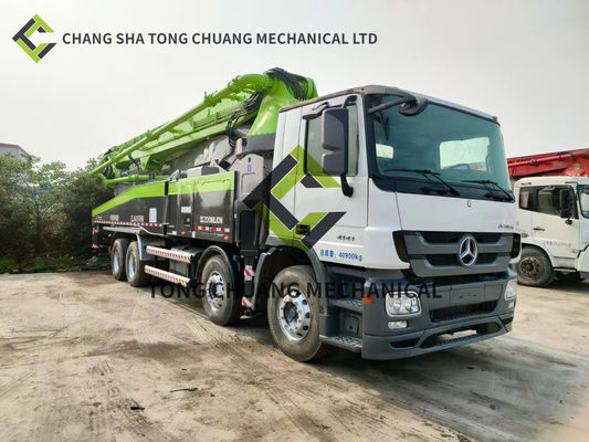 In 2014 Zoomlion Mercedes Benz Chassis Betonpomp Truck 52 meter 6 cilinder 6 staaf