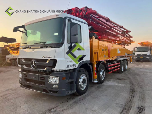 Sany Mercedes Benz Chassis 56 M Betonpomp Truck 6 cilinders 6 masten
