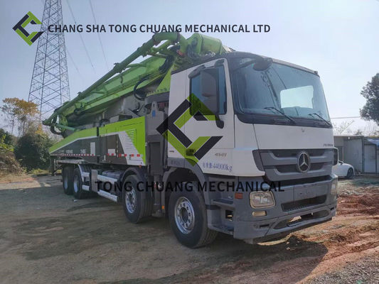 Zoomlion ZLJ5440THBBF 56X-6 RZ Mercedes Benz Gebruikte Betonpomp Truck Vier Assen 56M