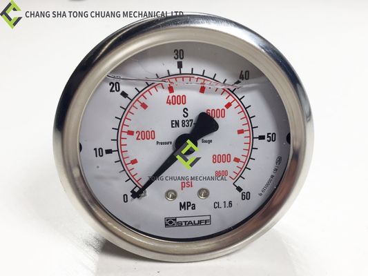 Onderdelen van betonpomptrucks van de zware industrie en Zoomlion, drukmeter Ds63-60mpa 1019900185