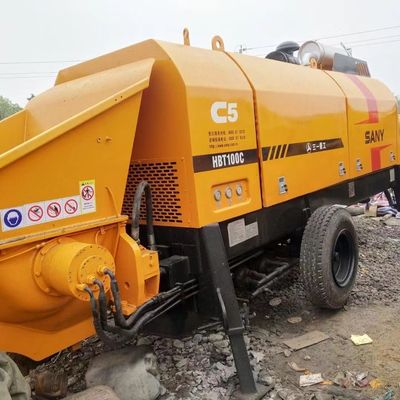 2018 Sany Heavy Industry HBT100C-1818D Gebruikte betonnen aanhangerpomp