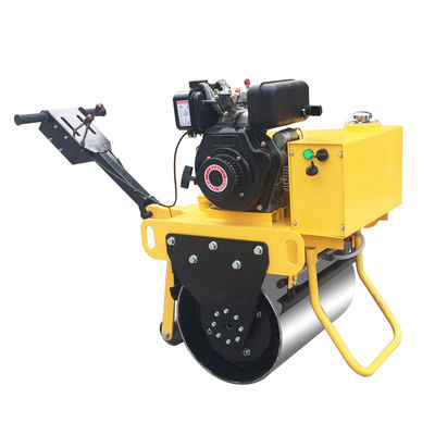BM30 Ga achter 330kg Geel Kleine Single Drum Vibratory Asphalt Road Roller