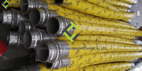 Sany Heavy Industry en Zoomlion Heavy Industry betonpomp vrachtwagen truck gemonteerde pomp aanhanger pomp accessoires 125B * 3000 dubbel geëindigde 4-laag staaldraad slang