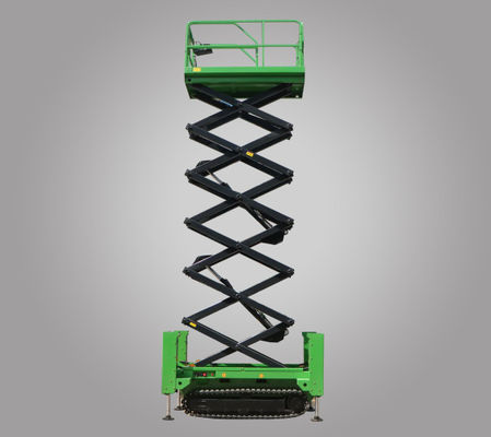 4*2 Drive Mode Crawler Scissor Type Aerial Work Platform met een capaciteit van 3500 kg