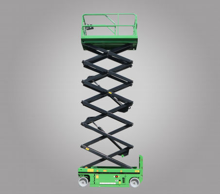4*2 aandrijflijn Aerial Work Platform Z10W Z12W Liquid Driven Scissor Type met 8x6V/200Ah batterij