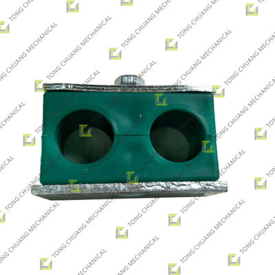 Dubbelgatpijpklem Φ22 Pijpklem,hydraulische pijpklem,buisklem,staalpijpklem,plastiekpijpklem,pijplijnbevestigingsklem,zware pijpklem,dubbele pijpklem